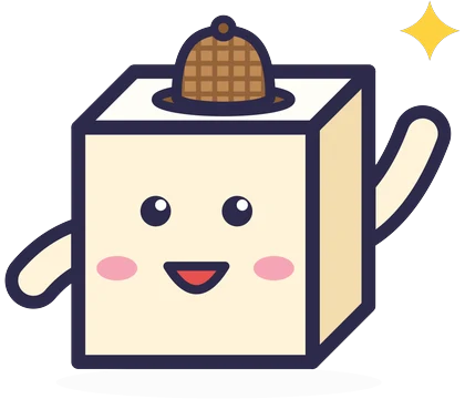 Detective Tofu waving