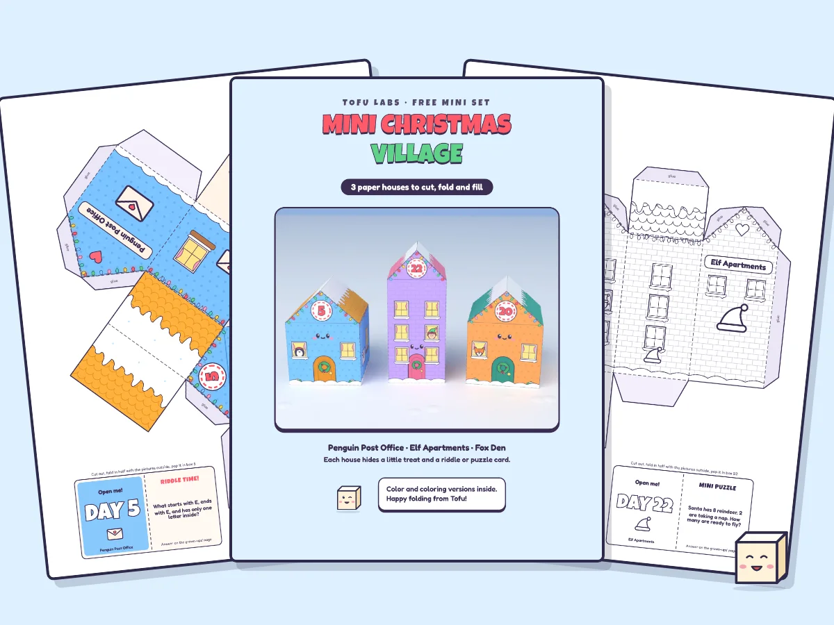 Pages from Mini Christmas Village