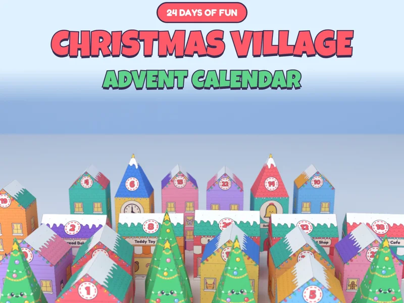 Christmas Village Advent Calendar